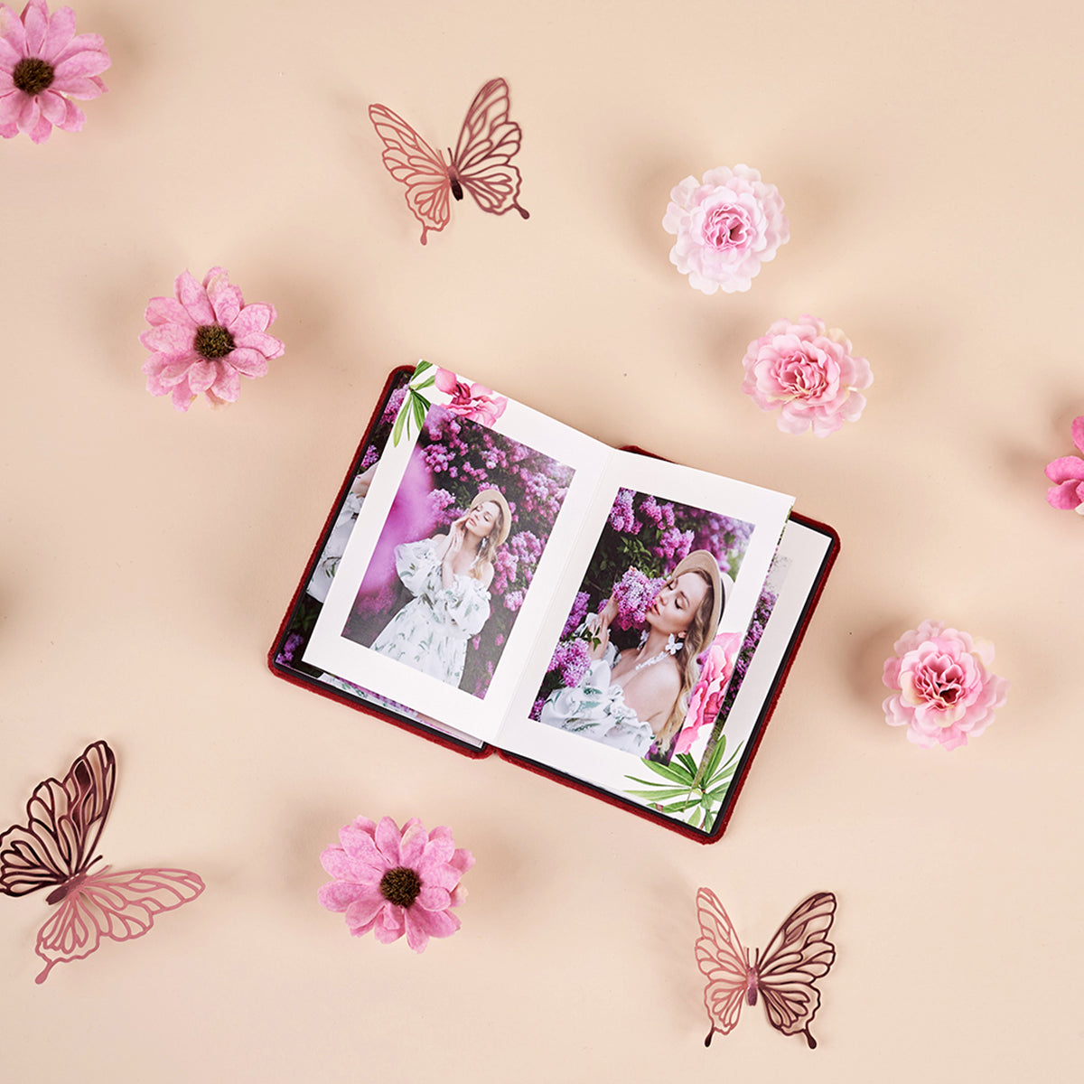 DARILNI PAKET: MINI ZLOŽLJIVA FOTO KNJIGA V EKO DARILNI EMBALAŽI