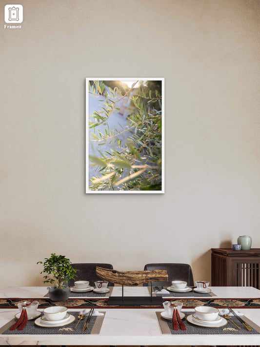 ART PRINT ZLATI OLJČNI LISTI