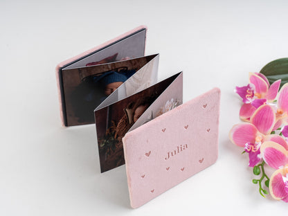 roza mini zložljiva otroška fotoknjiga