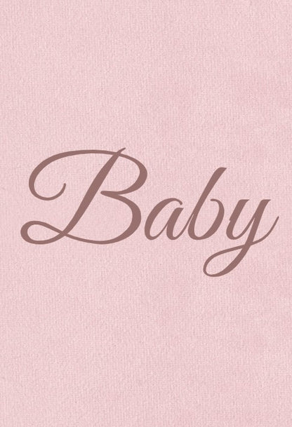 žametna mini fotoknjiga v pastelni roza barvi