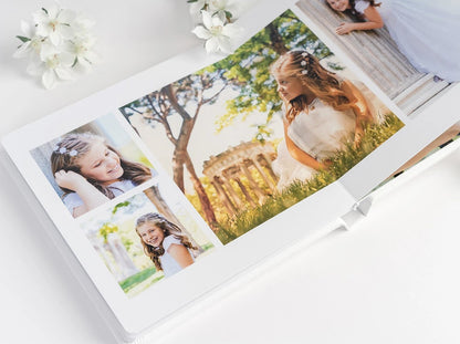 Personaliziran foto album z naslovnico in fotografijami