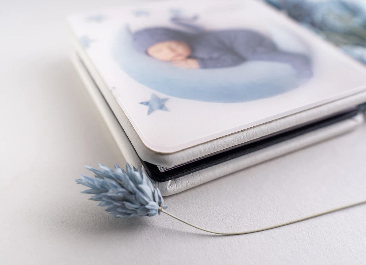 Baby foto album za nosečniško fotografiranje