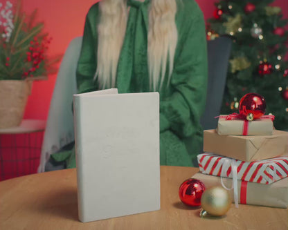 Foto Album v prazničnih barvah žameta – elegantno božično darilo za vaše najlepše fotografije