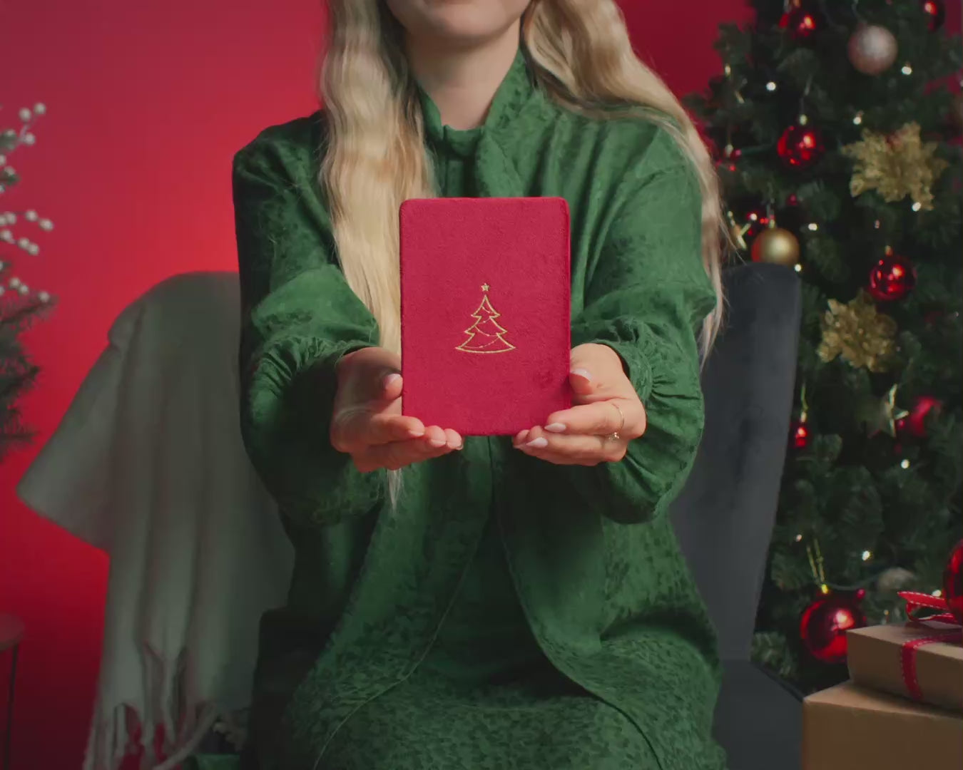 mini foto knjiga za družinske božične spomine