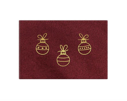 Praznična spominska škatla za fotografije v rdečem žametu