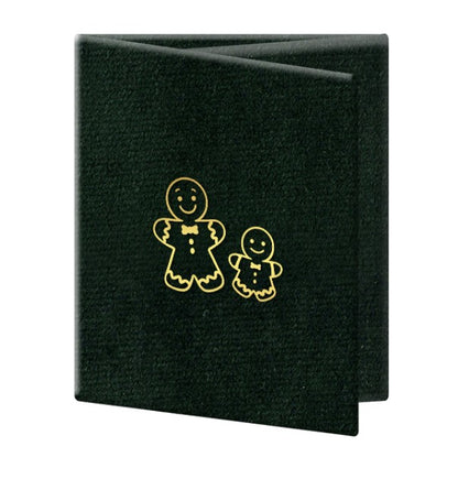 praznični Trojni spomin v zeleni barvi – tri ART fotografije v žametnem ovitku